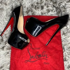 Christian Louboutin Highness Patent Black Platform
